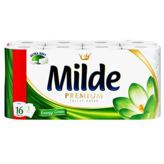 Milde Energy Green Hartie igienica, 3 straturi, 16 role