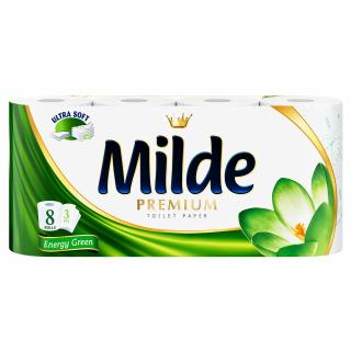 Milde Energy Green Hartie igienica, 3 straturi, 8 role