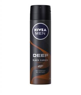 Nivea Deodorant spray, Barbati, 150 ml, Deep Black Carbon Espresso