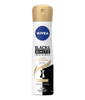 Nivea Deodorant spray, Femei, 150 ml, Invisible Black  White Silky Smooth