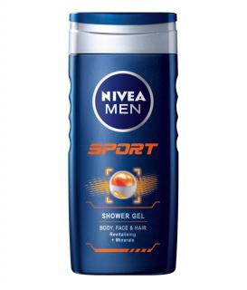 Nivea Gel de dus, Barbati, 250 ml, Sport