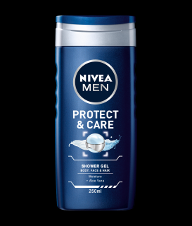 Nivea Gel de dus, Barbati, 500 ml, Protect  Care