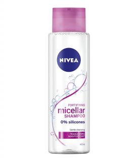 Nivea Sampon, 400 ml, Micellar Fortifying pentru par fragil