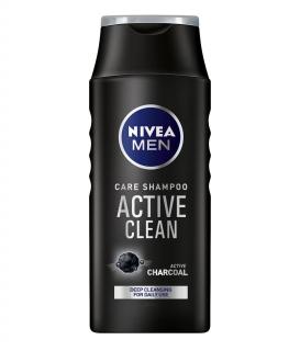 Nivea Sampon, Barbati, 400 ml, Active Clean