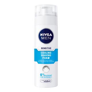 Nivea Spuma de ras, 200 ml, Sensitive Cooling