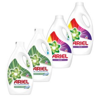 Pachet promo 4 x Ariel Detergent lichid, 2 L, 40 spalari, Mountain Spring  Color