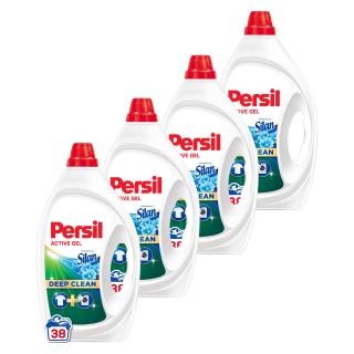Pachet promo 4 x Persil Detergent lichid, 1.71 L, 38 spalari, Deep Clean Active Gel Freshness by Silan