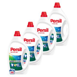 Pachet promo 4 x Persil Detergent lichid, 1.71 L, 38 spalari, Deep Clean Active Gel