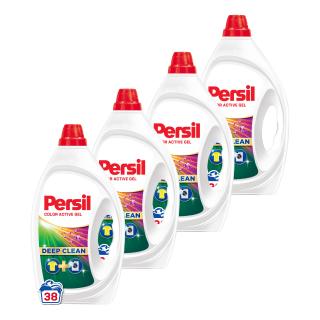 Pachet promo 4 x Persil Detergent lichid, 1.71 L, 38 spalari, Deep Clean Color Active Gel
