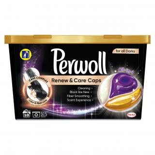 Perwoll Detergent capsule, Renew  Care Caps, 18 buc, Black