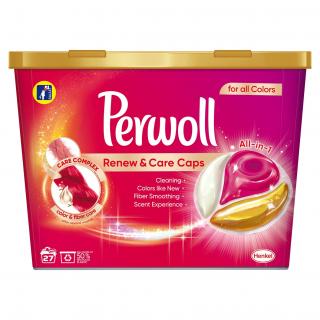 Perwoll Detergent capsule, Renew  Care Caps, 27 buc, Color