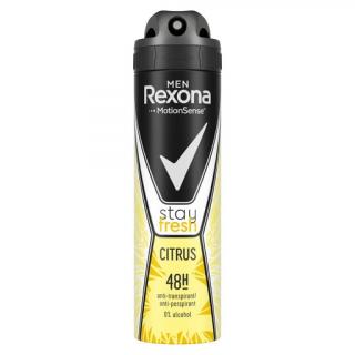 Rexona Deodorant spray, Barbati, 150 ml, Stay Fresh Citrus