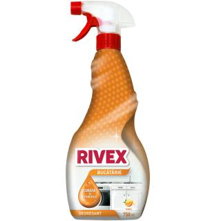 Rivex Solutie pentru bucatarie, cu pompa, 750 ml, Citrice