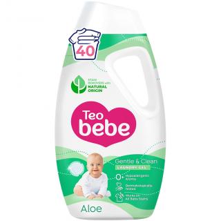 Teo Bebe Detergent lichid, 1.8 L, 40 spalari, Gentle  Clean Aloe