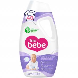 Teo Bebe Detergent lichid, 1.8 L, 40 spalari, Gentle  Clean Lavender