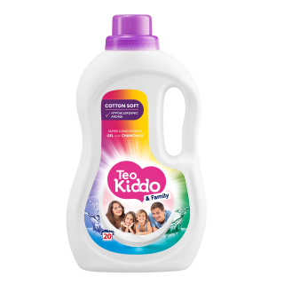 Teo Kiddo Detergent lichid, 1.1 L, 20 spalari, Chamomile