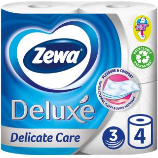 Zewa Hartie igienica, 3 straturi, 4 role, Deluxe Delicate Care