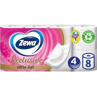 Zewa Hartie igienica, 4 straturi, 8 role, Exclusive Ultra Soft