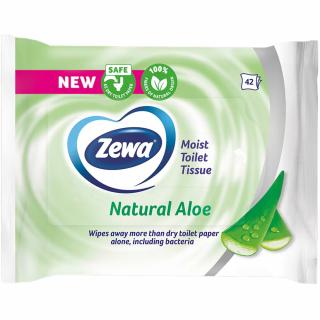 Zewa Hartie igienica umeda, 42 buc, Aloe Vera