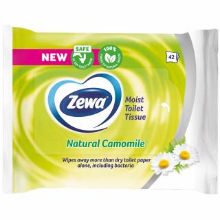 Zewa Hartie igienica umeda, 42 buc, Natural Camomile