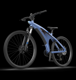 Bicicleta electrica iSEN Q5 Albastru, 650W, Roata 27.5  , 9 viteze Shimano, Rulare full electric sau asistata, 45km h, Baterie detasabila, IPX4