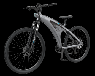 Bicicleta electrica iSEN Q5 Gri, 650W, Roata 27.5  , 9 viteze Shimano, Rulare full electric sau asistata, 45km h, Baterie detasabila, IPX4