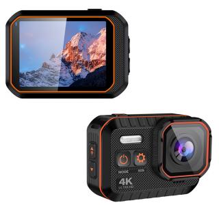 Camera de actiune iSEN Action Camera 002, Negru, 4K, UltraHD, HD 2.0  , Filmare 170  , Wi-Fi, Lumina SOS, Car mode, Detectie miscare,1050 mAh