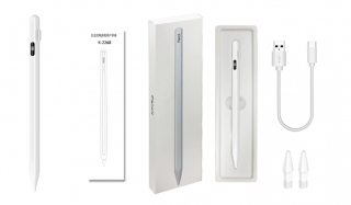 iSEN Pencil K-394 Touch, Alb, Afisaj digital, 105 mAh, Compatibil cu Apple, Android, Hongmeng, partial cu Windows OS