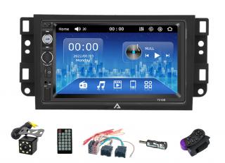 [KIT] MP5 Player pentru Chevrolet, WinCE, Bluetooth, USB, CardSD, Camera Marsarier, Auxiliar, Mirrorlink, Touchscreen - AD-BGP7010B+AD-BGRCH0092DIN