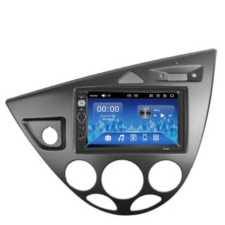 [KIT] MP5 Player pentru Ford Focus MK1, Gray, WinCE, Bluetooth, USB, CardSD, Camera Marsarier, Auxiliar, Mirrorlink, Touchscreen, - AD-BGP7010B+AD-BGRFR0292DIN