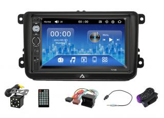 [KIT] MP5 Player pentru Volkswagen, WinCE, Bluetooth, USB, CardSD, Camera Marsarier, Auxiliar, Mirrorlink, Touchscreen, - AD-BGP7010B+AD-BGRVW0072DIN