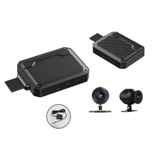 Mini camera de bord iSEN ZW2 pentru motociclete, 4G, HD1080P, WIFI, GPS tracking, 145  , G-sensor, inregistrare in bucla, ADAS, IP67