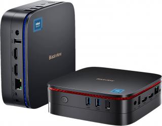 Mini PC Blackview MP60 Negru, 4K 60Hz, 16GB RAM LPDDR4, 512GB ROM SSD, Gen 11th Intel N5095, Windows 11 Pro, Display Dual 4K, Wi-Fi, Bt 4.2