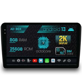 Navigatie Audi A3  S3  RS3, Android 13, X-Octacore   8GB RAM + 256GB ROM, 9.5 Inch - AD-BGX9008+AD-BGRKIT424