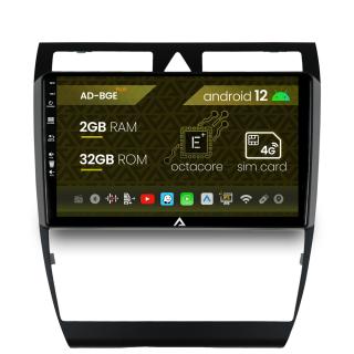 Navigatie Audi A6 (1999-2004), Android 12, E-Octacore   2GB RAM + 32GB ROM, 9 Inch - AD-BGE9002+AD-BGRKIT429