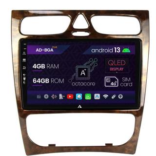 Navigatie Benz C Class (W203) (2002-2004), Android 13, A-Octacore   4GB RAM + 64GB ROM, 9 Inch - AD-BGA9004+AD-BGRKIT416V3