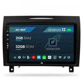 Navigatie Benz SLK (2006-2010), Android 12, P-Octacore   2GB RAM + 32GB ROM, 9 Inch - AD-BGP9002+AD-BGRKIT406V2