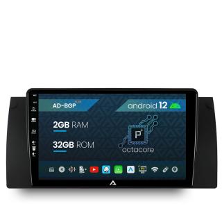 Navigatie BMW E39 E53 E38, Android 12, P-Octacore  2GB RAM + 32GB ROM, 9 inch - AD-BGP9002+AD-BGRKIT396