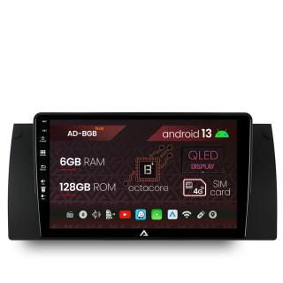 Navigatie BMW E39 E53 E38, Android 13, B-Octacore   6GB RAM + 128GB ROM, 9 Inch - AD-BGB9006+AD-BGRKIT396