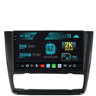 Navigatie BMW Seria 1 E87 (2007-2011), Clima Automata, Android 13, X-Octacore   8GB RAM + 256GB ROM, 9.5 Inch - AD-BGX9008+AD-BGRKIT399