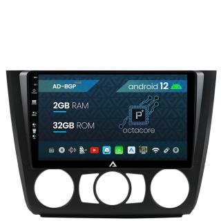 Navigatie BMW Seria 1 E87 (2007-2011), Clima Manuala, Android 12, P-Octacore   2GB RAM + 32GB ROM, 9 Inch - AD-BGP9002+AD-BGRKIT398