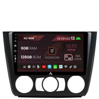 Navigatie BMW Seria 1 E87 (2007-2011), Clima Manuala, Android 13, A-Octacore   6GB RAM + 128GB ROM, 9 Inch - AD-BGB9006+AD-BGRKIT398