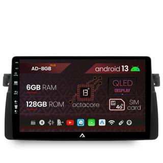 Navigatie BMW Seria 3 E46 M3 , Android 13, B-Octacore   6GB RAM + 128GB ROM, 9 Inch - AD-BGB9006+AD-BGRKIT397