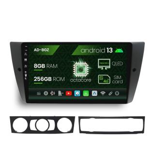 Navigatie BMW Seria 3 E90, E91, E92, Android 13, Z-Octacore   8GB RAM + 256GB ROM, 9 Inch - AD-BGZ9008+AD-BGRKIT391