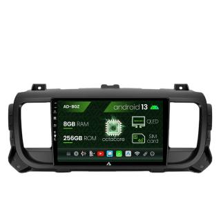 Navigatie Citroen Jumpy (2017+), Android 13, Z-Octacore   8GB RAM + 256GB ROM, 9 Inch - AD-BGZ9008+AD-BGRKIT348