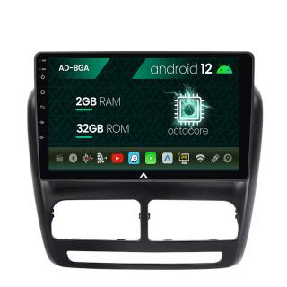 Navigatie Fiat Doblo (2010-2015), Android 13, A-Octacore   2GB RAM + 32GB ROM, 10.1 Inch - AD-BGA10002+AD-BGRKIT358