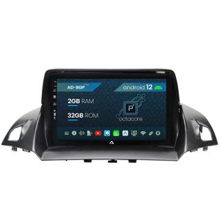 Navigatie Ford Kuga   C-Max (2013-2018), Android 12, P-Octacore   2GB RAM + 32GB ROM, 9 Inch - AD-BGP9002+AD-BGRKIT114