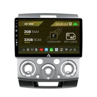 Navigatie Ford Ranger   Mazda BT50 (2007-2012), Android 12, E-Octacore   2GB RAM + 32GB ROM, 9 Inch - AD-BGE9002+AD-BGRKIT136