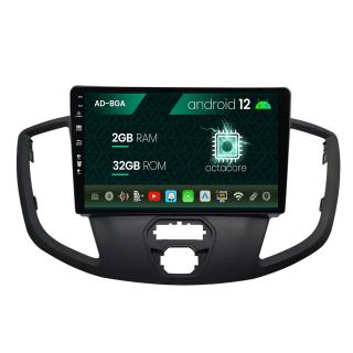 Navigatie Ford Transit (2014-2020), Android 13, A-Octacore   2GB RAM + 32GB ROM, 9 Inch - AD-BG9002+AD-BGRKIT123V2