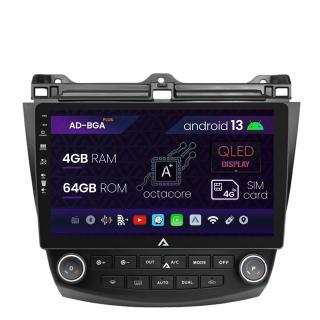 Navigatie Honda Accord 7 (2005-2008), Android 13, A-Octacore   4GB RAM + 64GB ROM, 10.1 Inch - AD-BGA10004+AD-BGRKIT012